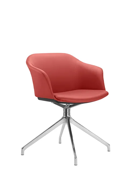 Крісло LD SEATING Wave 033-F90 BL для відвідувачів
