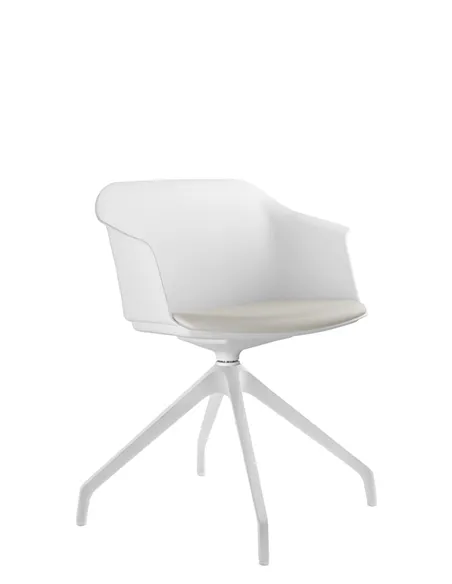 Крісло LD SEATING Wave 033-F90 BL для відвідувачів
