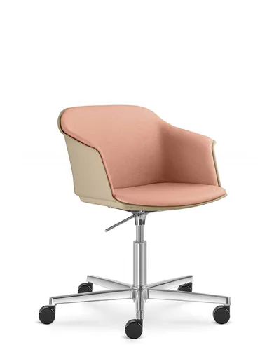 Конференц-кресло LD SEATING WAVE 032-F37-N6, на колесах