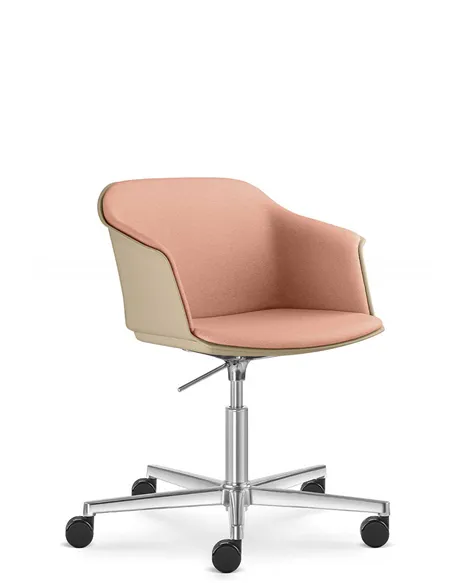 Конференц-кресло LD SEATING WAVE 032-F37-N6, на колесах