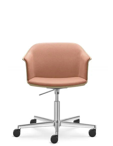 Конференц-кресло LD SEATING WAVE 032-F37-N6, на колесах