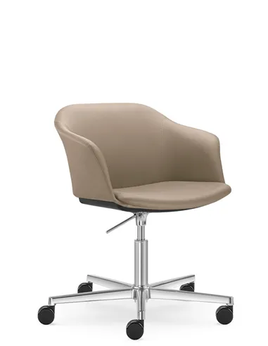 Конференц-кресло LD SEATING WAVE 032-F37-N6, на колесах