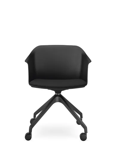 Кресло LD SEATING WAVE 030-F95 BL для посетителей, поворотное