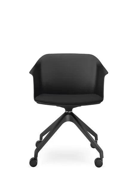 Кресло LD SEATING WAVE 030-F95 BL для посетителей, поворотное