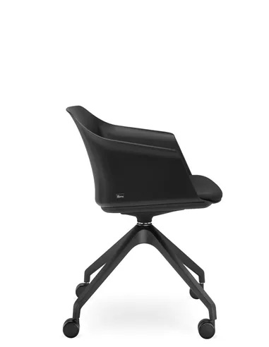 Кресло LD SEATING WAVE 030-F95 BL для посетителей, поворотное