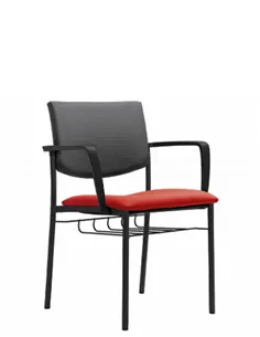 Кресло LD SEATING SEANCE 090 BS для аудиторий, с корзиной под сиденьем