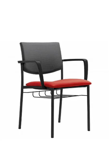 Крісло LD SEATING SEANCE 090 BS для аудиторій, з корзиною під сидінням
