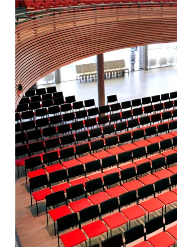 Крісло LD SEATING SEANCE 090 BS для аудиторій, з корзиною під сидінням