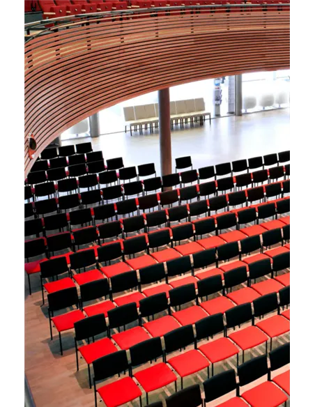 Крісло LD SEATING SEANCE 090 BS для аудиторій, з корзиною під сидінням