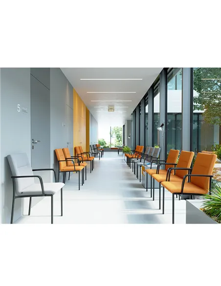 Крісло LD SEATING SEANCE CARE 070 для відвідувачів, на ніжках