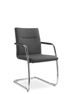 Кресло LD SEATING SEANCE CARE 076-Z, для посетителей, на полозьях