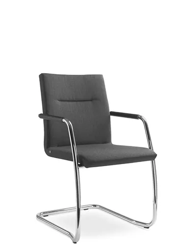 Кресло LD SEATING SEANCE CARE 076-Z, для посетителей, на полозьях
