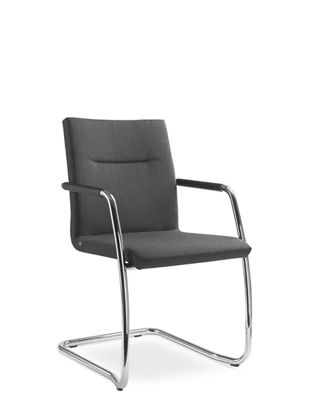 Кресло LD SEATING SEANCE CARE 076-Z, для посетителей, на полозьях