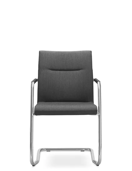 Кресло LD SEATING SEANCE CARE 076-Z, для посетителей, на полозьях