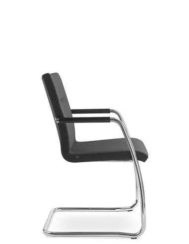 Кресло LD SEATING SEANCE CARE 076-Z, для посетителей, на полозьях