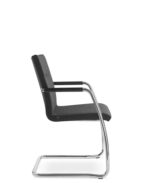 Кресло LD SEATING SEANCE CARE 076-Z, для посетителей, на полозьях
