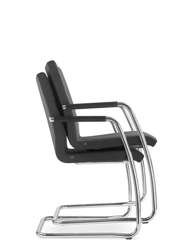 Кресло LD SEATING SEANCE CARE 076-Z, для посетителей, на полозьях
