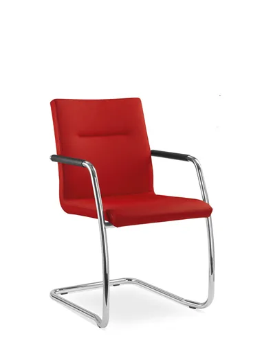 Кресло LD SEATING SEANCE CARE 076-Z, для посетителей, на полозьях