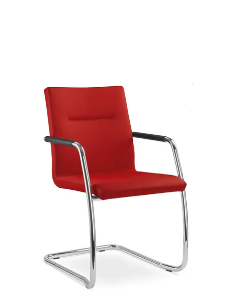 Кресло LD SEATING SEANCE CARE 076-Z, для посетителей, на полозьях