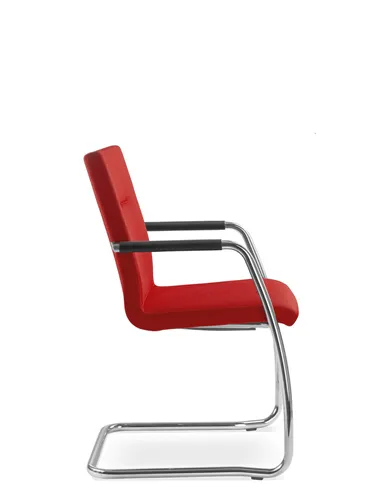 Кресло LD SEATING SEANCE CARE 076-Z, для посетителей, на полозьях