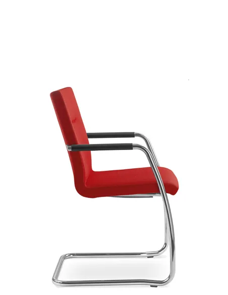 Кресло LD SEATING SEANCE CARE 076-Z, для посетителей, на полозьях