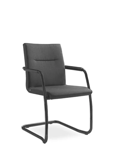 Кресло LD SEATING SEANCE CARE 076-Z, для посетителей, на полозьях