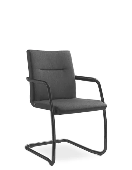 Кресло LD SEATING SEANCE CARE 076-Z, для посетителей, на полозьях