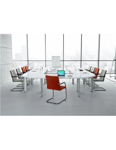 Кресло LD SEATING SEANCE CARE 076-Z, для посетителей, на полозьях