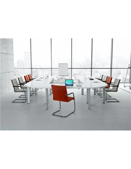 Кресло LD SEATING SEANCE CARE 076-Z, для посетителей, на полозьях