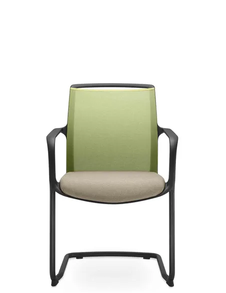 Крісло LD SEATING LEAF 505-Z-N1 для відвідувачів, на полозах