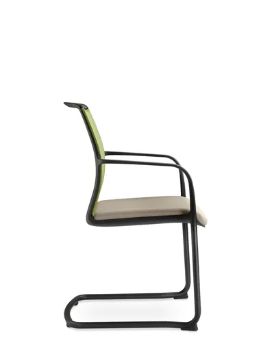 Крісло LD SEATING LEAF 505-Z-N1 для відвідувачів, на полозах