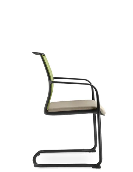 Крісло LD SEATING LEAF 505-Z-N1 для відвідувачів, на полозах
