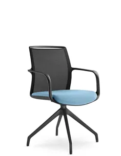 Кресло LD SEATING LEAF 505 F90-BL для посетителей