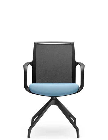 Крісло LD SEATING LEAF 505 F90-BL для відвідувачів