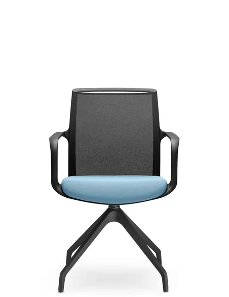 Крісло LD SEATING LEAF 505 F90-BL для відвідувачів