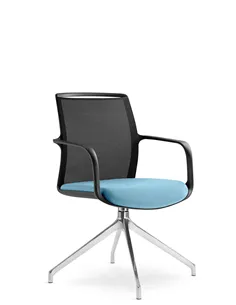 Кресло LD SEATING LEAF 505 F70-N6, для посетителей, на алюминиевой крестовине