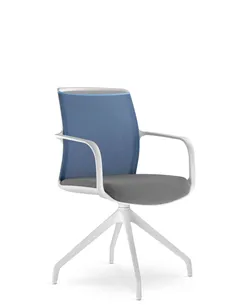 Кресло LD SEATING LEAF 506 F90-WH для посетителей