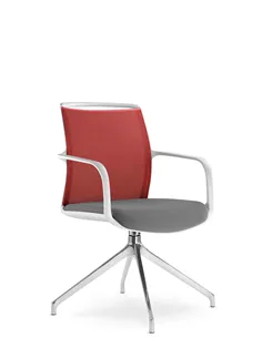 Кресло LD SEATING LEAF 506 F70-N6, для посетителей, на алюминиевой крестовине