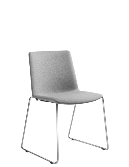 Кресло LD SEATING SKY FRESH 045-Q-N4, для посетителей, на полозьях
