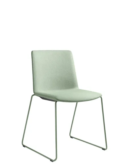 Кресло LD SEATING SKY FRESH 045-Q-N4, для посетителей, на полозьях