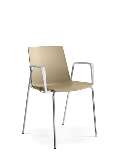 Кресло LD SEATING SKY FRESH 050-N4, BR-N0 для посетителей, на ножках