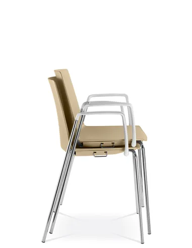 Кресло LD SEATING SKY FRESH 050-N4, BR-N0 для посетителей, на ножках