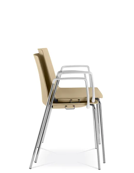 Кресло LD SEATING SKY FRESH 050-N4, BR-N0 для посетителей, на ножках