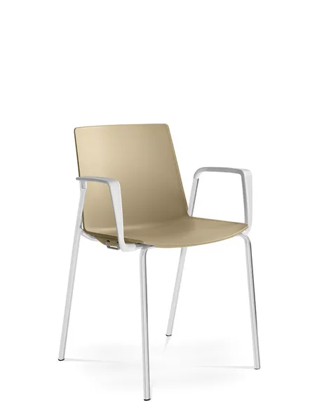 Кресло LD SEATING SKY FRESH 050-N4, BR-N0 для посетителей, на ножках