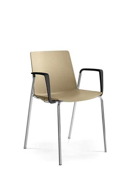 Кресло LD SEATING SKY FRESH 050-N4, BR-N0 для посетителей, на ножках