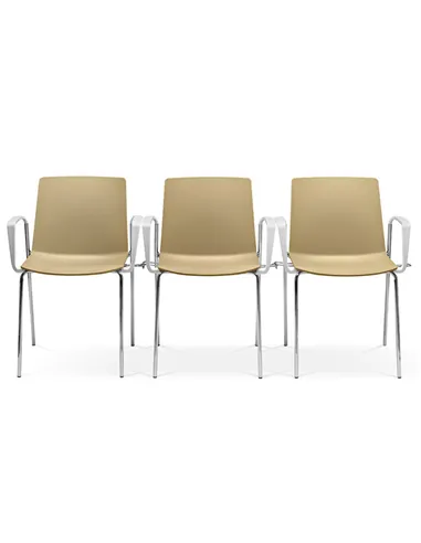 Кресло LD SEATING SKY FRESH 050-N4, BR-N0 для посетителей, на ножках