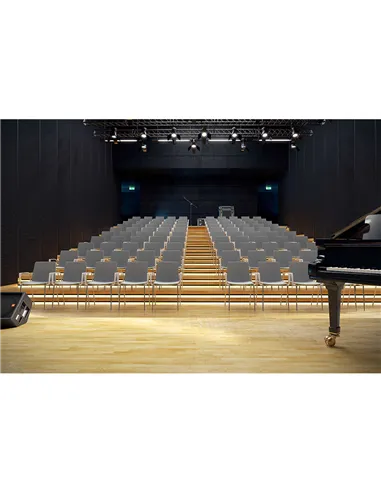 Кресло LD SEATING SKY FRESH 050-N4, BR-N0 для посетителей, на ножках