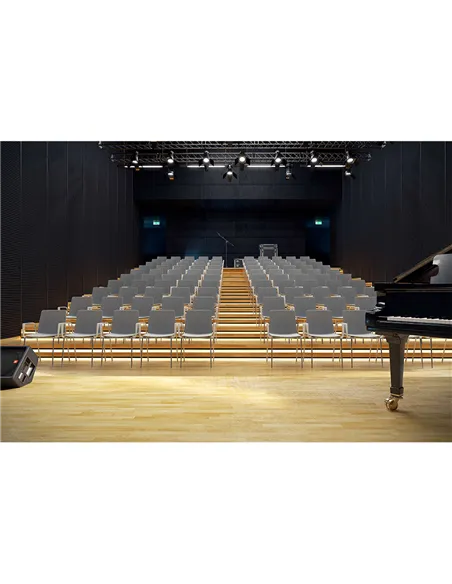 Кресло LD SEATING SKY FRESH 050-N4, BR-N0 для посетителей, на ножках