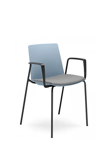 Крісло LD SEATING SKY FRESH 052-N0, BR для відвідувачів, на ніжках