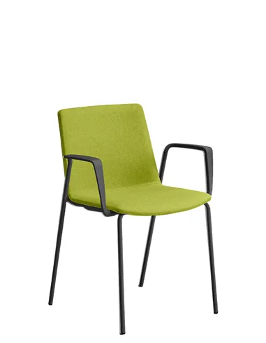 Крісло LD SEATING SKY FRESH 055-N1, BR для відвідувачів, на ніжках